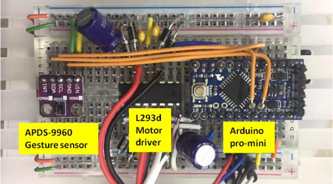 gesture sensor car